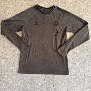 Hummel Denmark Football Heritage Shirt Men’s Large‎ Grey 2018-19 Long Sleeve